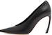 (W) Lanvin Kasut Kulit Slip-On 'Stiletto Fesyen Selesa Hitam' FW-PUSP00-NAPA-P2310