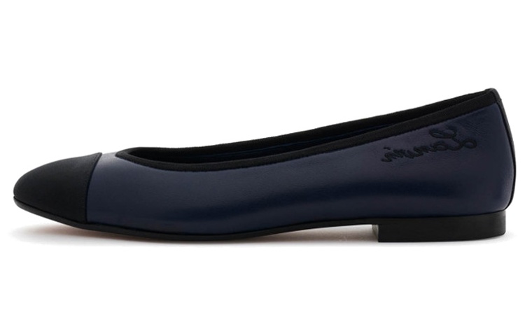 (Women) Lanvin Leather Slip-On 'Navy Ballet' FW-BAAB00-NAGR-A2229
