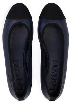 (Women) Lanvin Leather Slip-On 'Navy Ballet' FW-BAAB00-NAGR-A2229 Lookbook (Women) Lanvin Leather Slip-On 'Navy Ballet' FW-BAAB00-NAGR-A2229