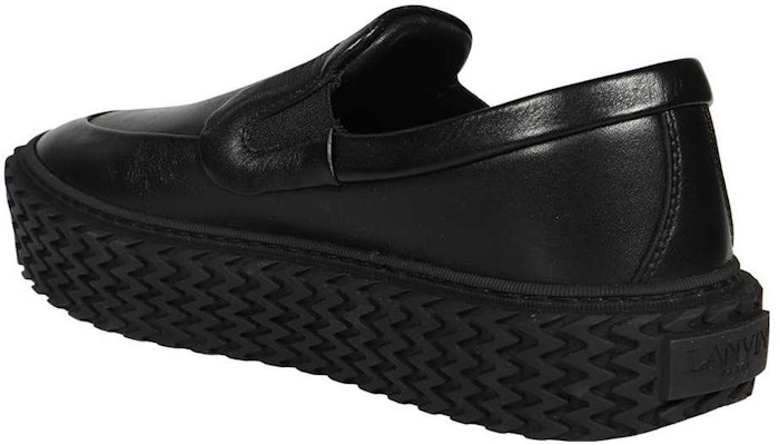 (W) Lanvin 黑色皮革低帮一脚蹬休闲鞋 FW-SKLK02-NAPA-P2310 Lookbook (W) Lanvin 黑色皮革低帮一脚蹬休闲鞋 FW-SKLK02-NAPA-P2310