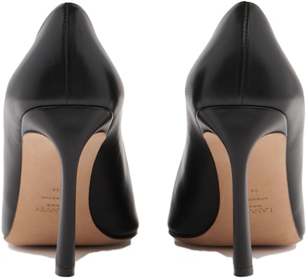 (W) Lanvin Zapatos de Cuero Slip-On 'Moda Cómoda Tacón Negro' FW-PUSP00-NAPA-P2310 Shop (W) Lanvin Zapatos de Cuero Slip-On 'Moda Cómoda Tacón Negro' FW-PUSP00-NAPA-P2310