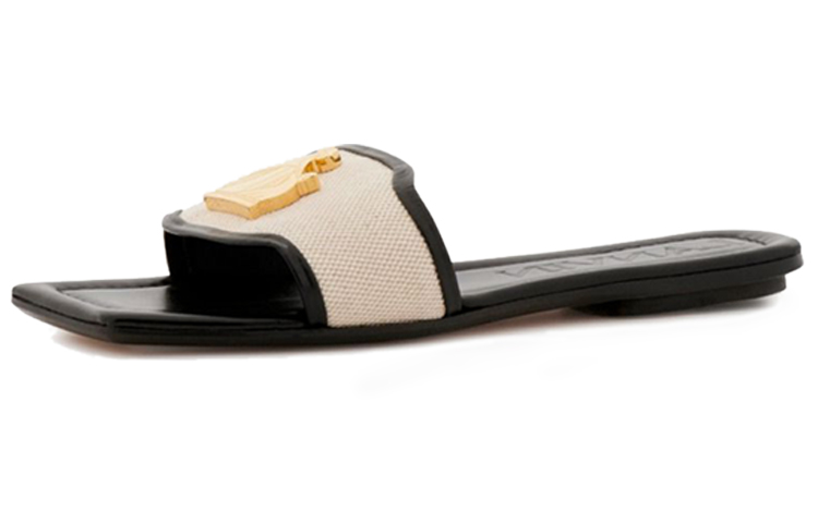 (W) Lanvin Logo Sandal 'Black'