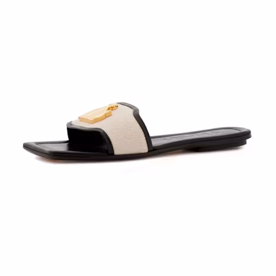 (W) Lanvin Logo Sandal 'Black'