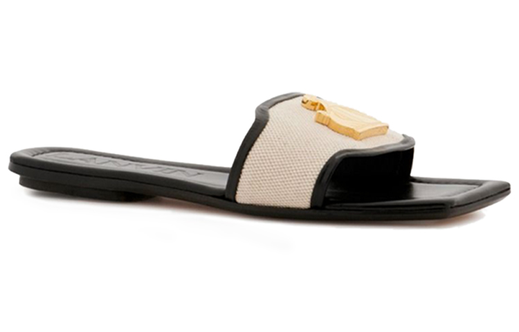 (W) Lanvin Logo Sandal 'Black' 圖 2