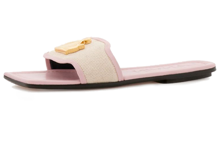 Buy (Women) Lanvin Logo Sandals 'Pink' FW-SAPS0K-MOCA-A2151
