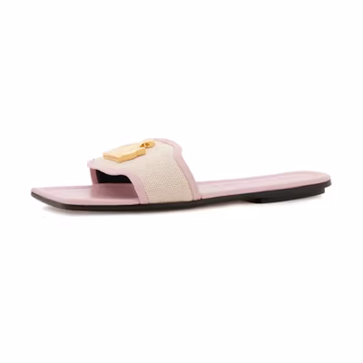 (W) Lanvin Logo Sandals 'Pink'