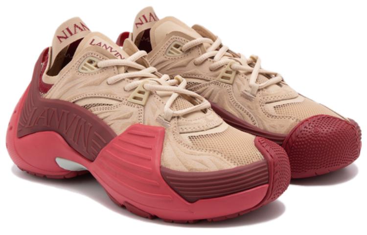 (W) Lanvin Low-Top Bungee Lace-Up 'Light Yellow Grey' 圖 2