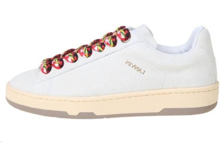 (W) Lanvin Low-Top Fashion Sneaker 'White Leather'