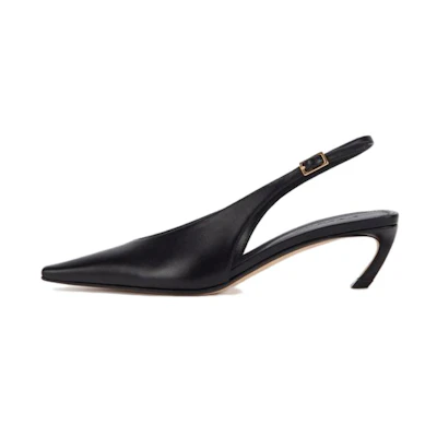 (W) Lanvin Pointed Toe Stiletto 'Black'