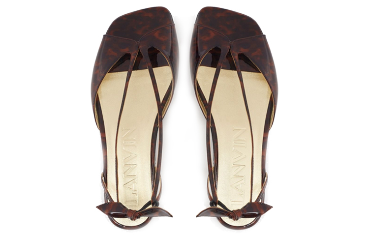 (W) Lanvin RITA 'Dark Brown Leather Sandal' 圖 4