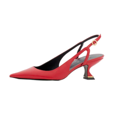 (W) Lanvin RITA 'Red CMFT High Heel'