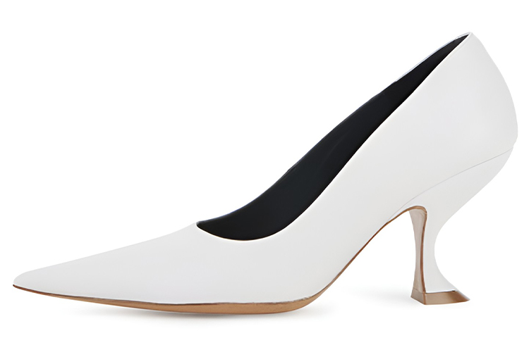 (W) Lanvin RITA High Heel 'White Leather'