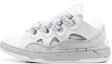 Buy (W) Lanvin Rondneus Veterschoenen Low Top ''Wit'' FWSKDK02DOTSP231300