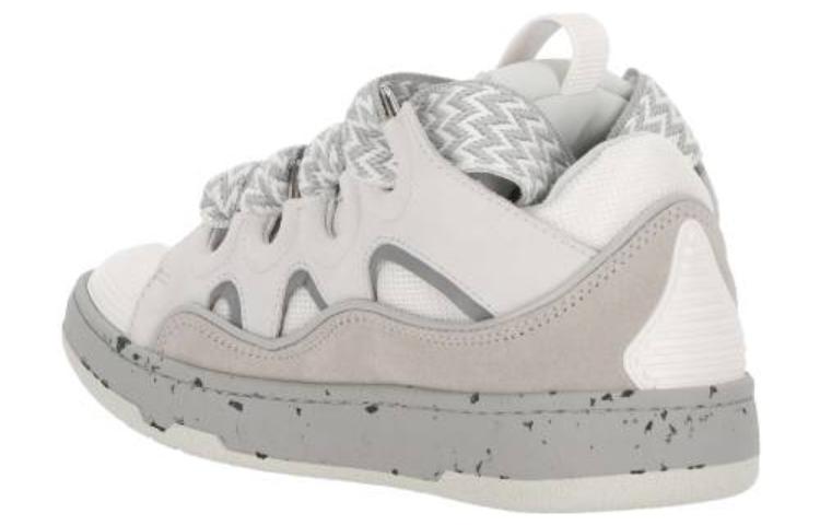 Lookbook (W) Lanvin Rondneus Veterschoenen Low Top ''Wit'' FWSKDK02DOTSP231300