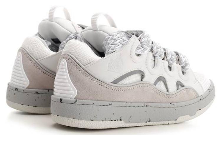 Shop (W) Lanvin Rondneus Veterschoenen Low Top ''Wit'' FWSKDK02DOTSP231300