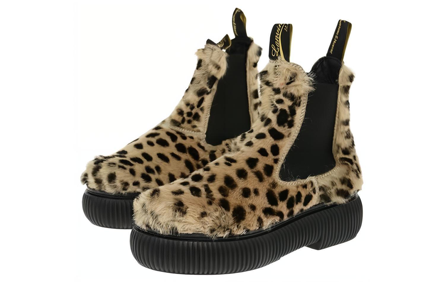 (W) Lanvin Shearling Slip-On Booties 'Leopard Print' 圖 3