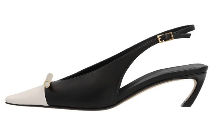 (Women) Lanvin Sheepskin Buckle Stiletto 'Black Fashion' FW-PUSP08-NAPA-P23B104