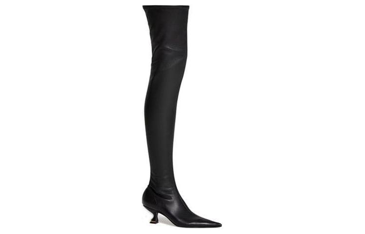 (W) Lanvin Sheepskin Elegant Boot 'Black' 圖 2