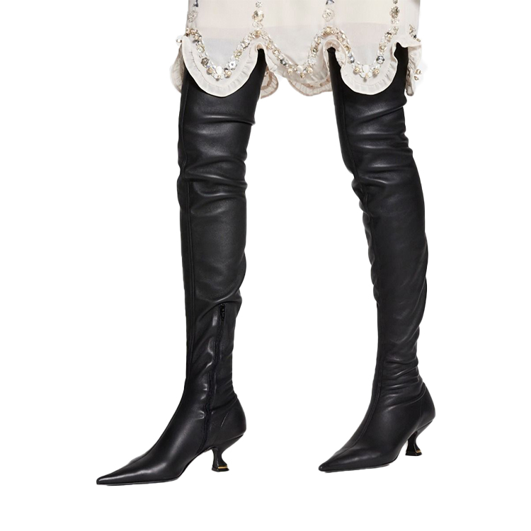 (W) Lanvin Sheepskin Elegant Boot 'Black' 圖 6