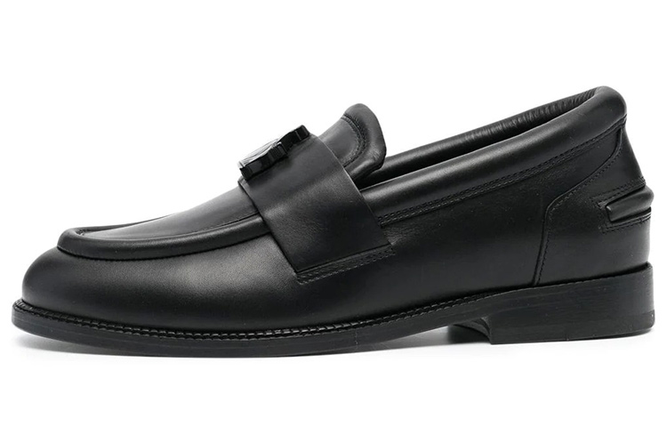 (W) Lanvin Slip-On Loafer 'Black Logo'