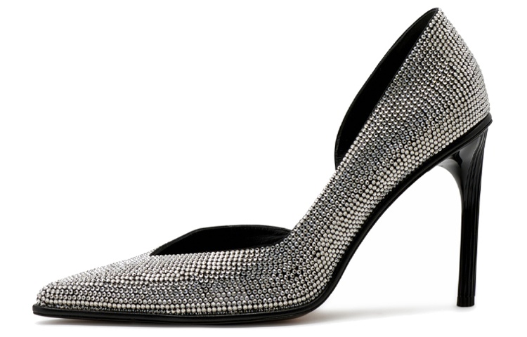 (Women) Lanvin Slip-On Stiletto 'Silver Fashion' FW-PURP00-SUST-A22M2