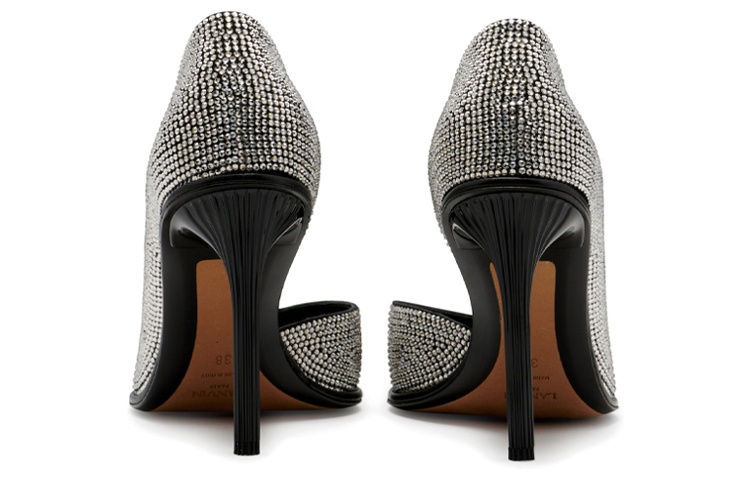 Shop (Women) Lanvin Slip-On Stiletto 'Silver Fashion' FW-PURP00-SUST-A22M2