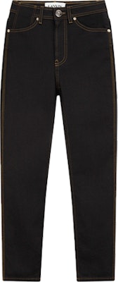 (W) Lanvin Jeans Hitam Solid Straight-Leg. RW-TR0014-D010-H21 Lookbook (W) Lanvin Jeans Hitam Solid Straight-Leg. RW-TR0014-D010-H21