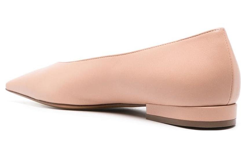 Lookbook (W) Lanvin Sepatu Slip-On Hidup Jari Kotak 'Pink' FW-BASB00-NAPA-P23962