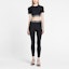Purchase (W) Lanvin SS22 Leggings Negros con Logo en la Cintura. RW-TR0033-JW01-E2210
