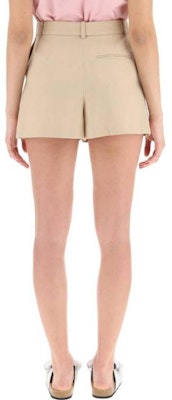 (W) Lanvin SS22 高腰百褶休閒短褲 卡其色 RW-TR0015-4969-P2207 Shop (W) Lanvin SS22 高腰百褶休閒短褲 卡其色 RW-TR0015-4969-P2207