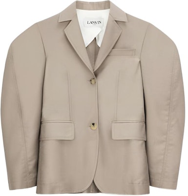 (W) Lanvin SS22 Chaqueta Blazer Casual de Color Sólido. RW-JA734U-4197-E20081 Buy (W) Lanvin SS22 Chaqueta Blazer Casual de Color Sólido. RW-JA734U-4197-E20081