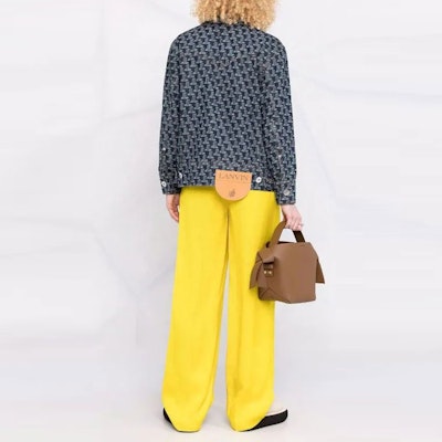 (W) Chaqueta Vaquera Gris Azul Lanvin SS22 con Logo Clásico. RW-JA0092-D041-P2229 Shop (W) Chaqueta Vaquera Gris Azul Lanvin SS22 con Logo Clásico. RW-JA0092-D041-P2229