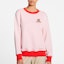 Lookbook (W) ランバン SS22 レディース ピンク柄クルーネックスウェットシャツ RW-SS9006-J186-P22
