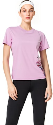 (W) Lanvin SS22 Kaos Wanita Pink Crewneck dengan Cetak Samping. RWTS0042-J249E22 Details for (W) Lanvin SS22 Kaos Wanita Pink Crewneck dengan Cetak Samping. RWTS0042-J249E22