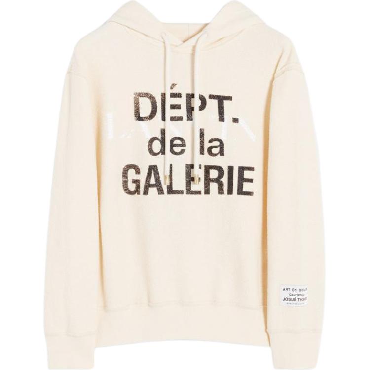 (Women) Lanvin SS23  Letter Print Hoodie Off-White. RW-HOG003-J069-P22S1