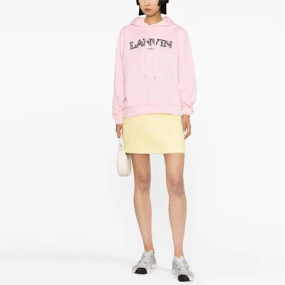 (W) Lanvin SS23 刺繡Logo粉色連帽長袖上衣 RWHO0003J209P2350 Lookbook (W) Lanvin SS23 刺繡Logo粉色連帽長袖上衣 RWHO0003J209P2350