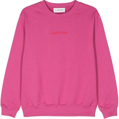 (W) Lanvin SS24 Sudadera Rosa de Mujer Manga Larga Cuello Redondo Color Sólido RW-SS0006-J134 Order (W) Lanvin SS24 Sudadera Rosa de Mujer Manga Larga Cuello Redondo Color Sólido RW-SS0006-J134