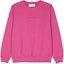 Order (W) Lanvin SS24 Sudadera Rosa de Mujer Manga Larga Cuello Redondo Color Sólido RW-SS0006-J134