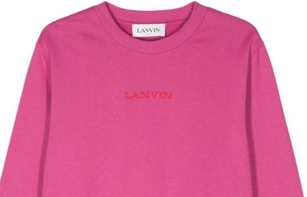 (W) Lanvin SS24 Sudadera Rosa de Mujer Manga Larga Cuello Redondo Color Sólido RW-SS0006-J134 Shop (W) Lanvin SS24 Sudadera Rosa de Mujer Manga Larga Cuello Redondo Color Sólido RW-SS0006-J134