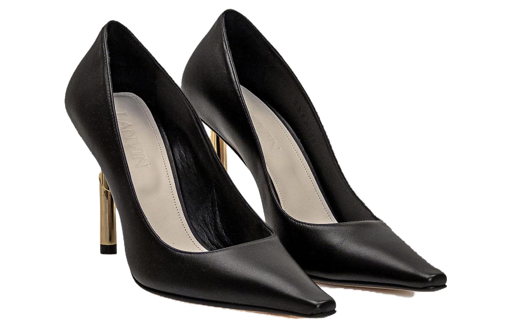 Lookbook (W) Lanvin Stiletto Enkellaarsje ''Zwart'' FW-PUSP0H-NAPA-A2310