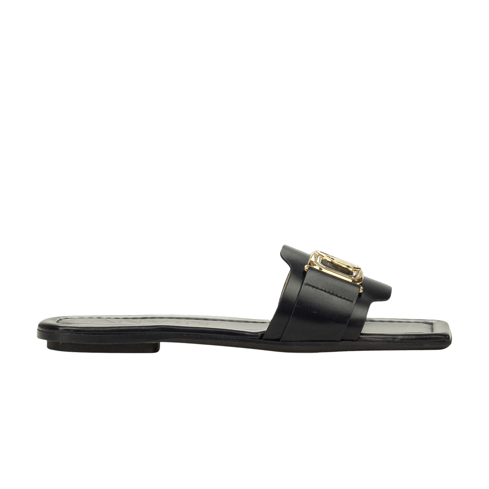 (W) Lanvin Swan Slide 'Black'