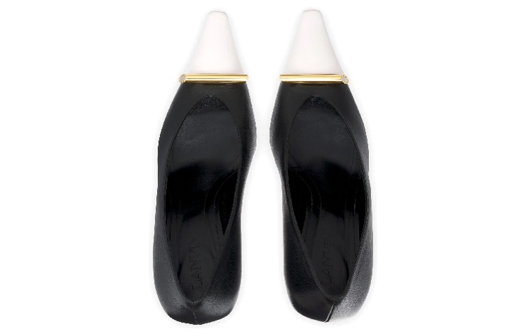 (W) Lanvin Swing 'Black Sheepskin Mule Stilettos' 圖 3