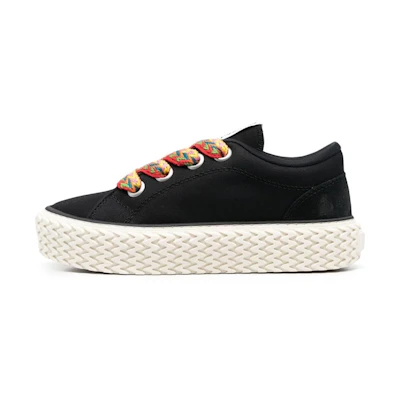 (W) Lanvin Thick Sole Fashion Sneakers 'Black'