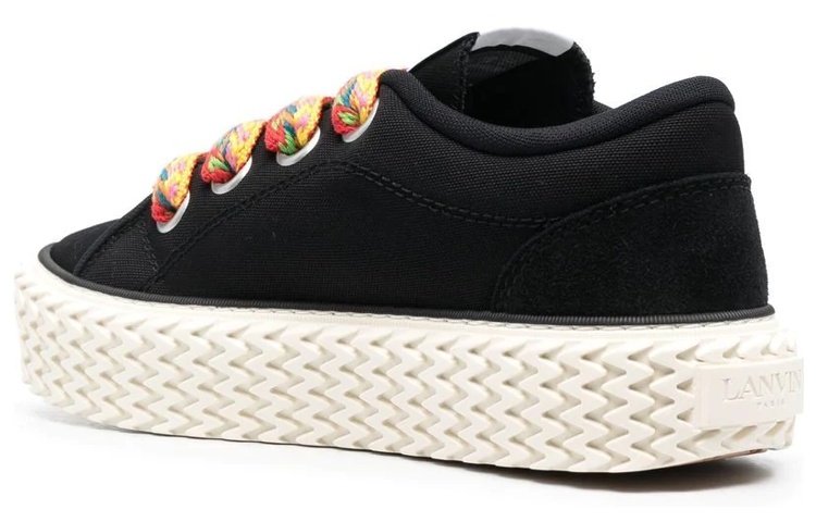 (W) Lanvin Thick Sole Fashion Sneakers 'Black' 圖 3