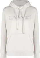 Order (W) Lanvin 白色連帽衫搭配純色字母印花 RWHO0003J210A2304