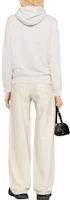 Purchase (W) Lanvin 白色連帽衫搭配純色字母印花 RWHO0003J210A2304