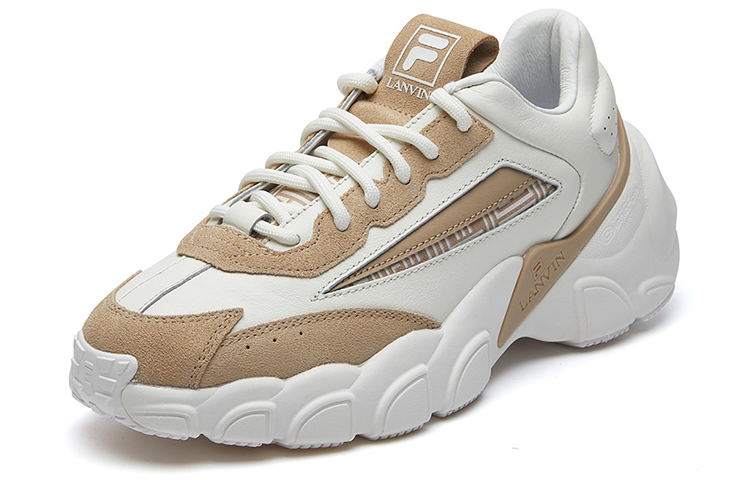 Order 藍藍 x 斐樂 时尚低帮运动鞋 女款 白黄