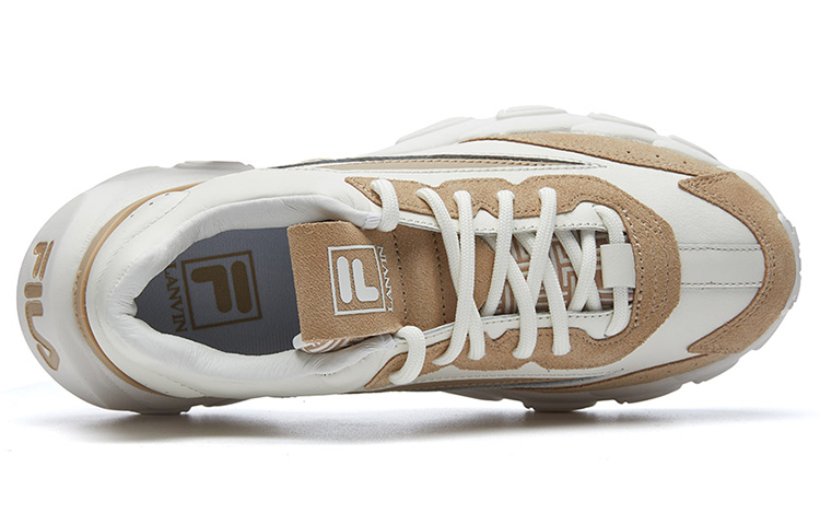 Lookbook 藍藍 x 斐樂 时尚低帮运动鞋 女款 白黄