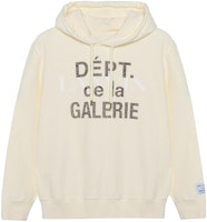 (Women) Lanvin x Gallery Dept. SS22 Beige Logo Print Cotton Hoodie. RM-HOG003-J069-P22S1 (Women) Lanvin x Gallery Dept. SS22 Beige Logo Print Cotton Hoodie. RM-HOG003-J069-P22S1