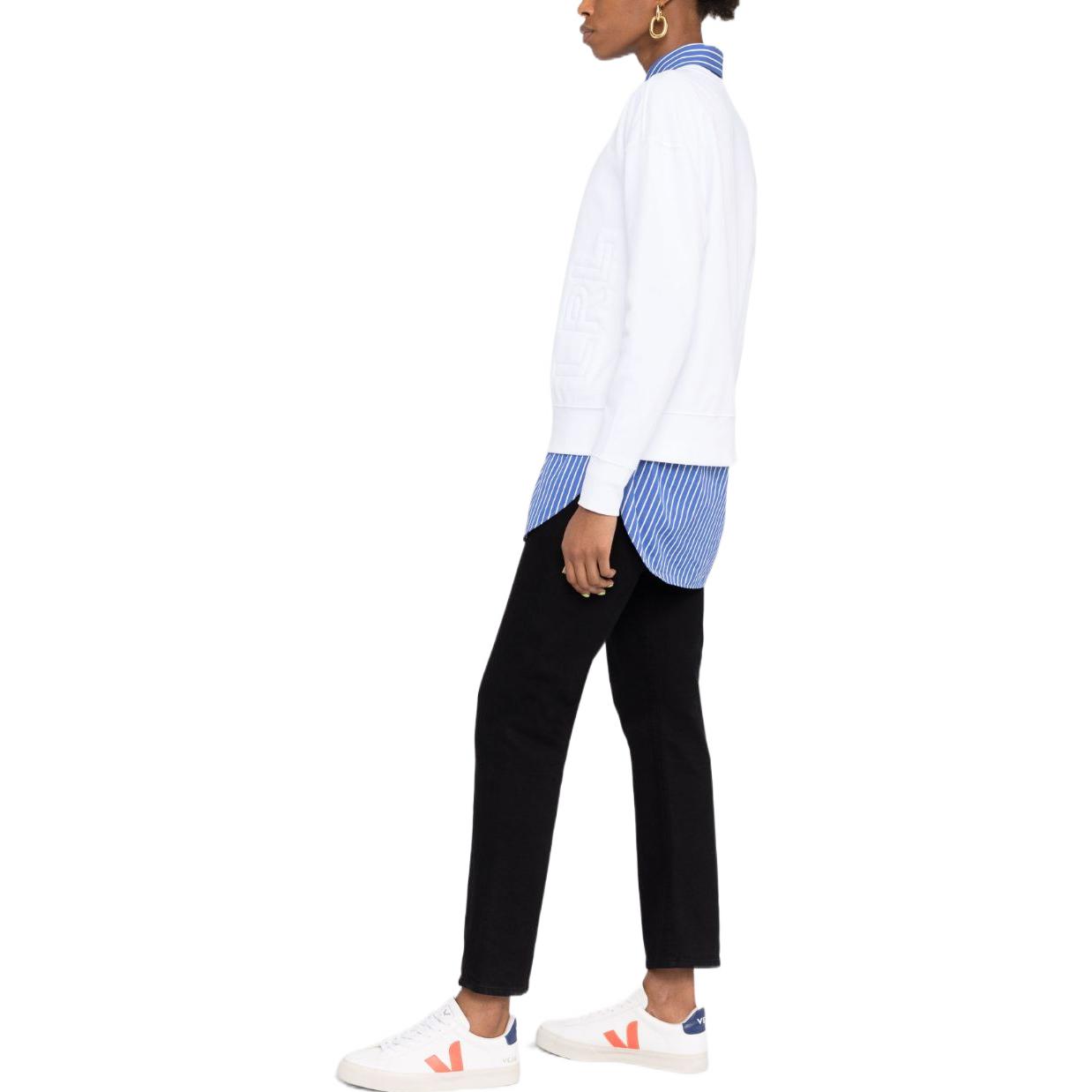 (Women) Lauren Ralph Lauren Embossed Logo Terry Sweatshirt White SS22 Edition 200837761-003 圖 3